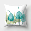 Axyaa Watercolor Flower Pattern Decorative Cushion Cover Sofa Pillowcase