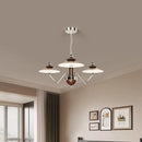 Axyaa Crystal Chandelier Ceiling Lamp LED Hanging Lights for Living Room