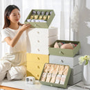 Axyaa 3-in-1 Bra Socks Underwear Organizer Stackable Drawer Storage Box
