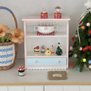 Axyaa Double-layer Desktop Storage Cabinet for Dolls, Perfume, Cosmetics, and Ornaments