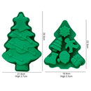 Silicone Christmas Chocolate Mold Set Snowflake Tree Stars Elk Snowman Axyaa