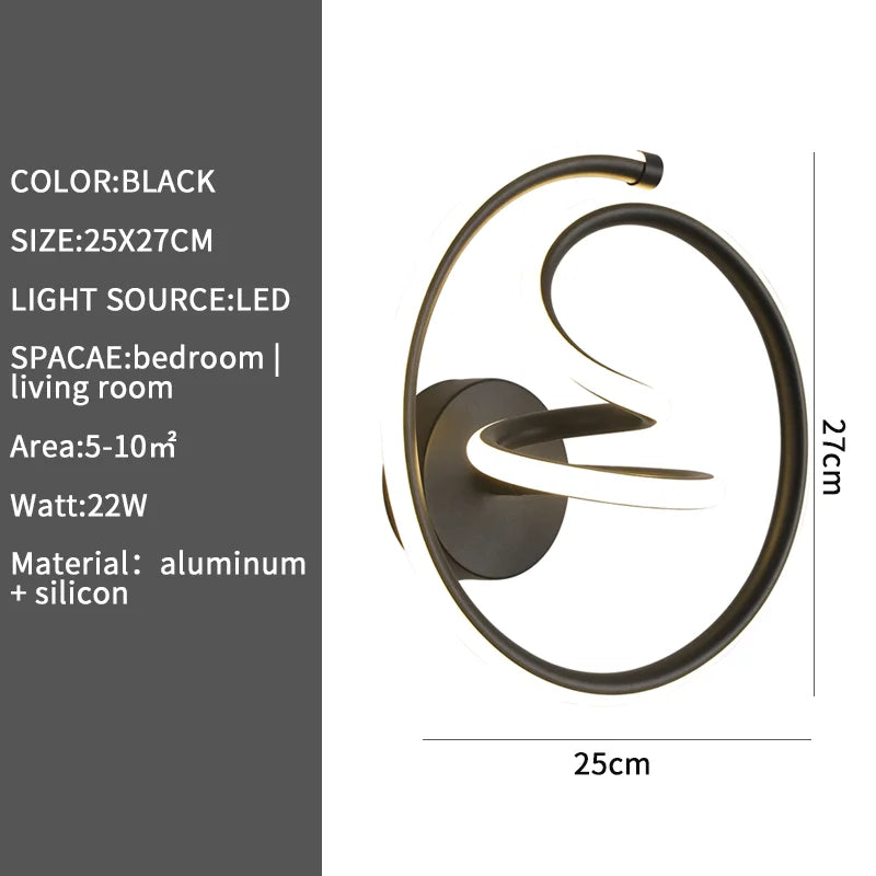Axyaa LED Wall Lamp for Bedroom Living Room Staircase Home Lighting