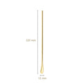 Axyaa Long Handle Stainless Steel Teaspoon for Coffee, Tea, Dessert, and Ice Cream