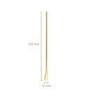Axyaa Long Handle Stainless Steel Teaspoon for Coffee, Tea, Dessert, and Ice Cream