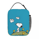 Axyaa Cartoon Dog Lunch Bag: Thermal Insulated, Portable Food Container, Cooler Box