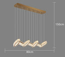Axyaa Crystal Chandelier Stair Pendant Lamp Living Room Pendant Lights Interior Lighting