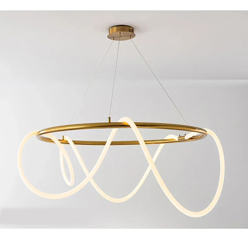 Axyaa Nordic Light Luxury Chandelier LED Light Bar