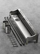 Axyaa Stainless Steel Kitchen Shelf Rack for Seasoning and Knife Storage
