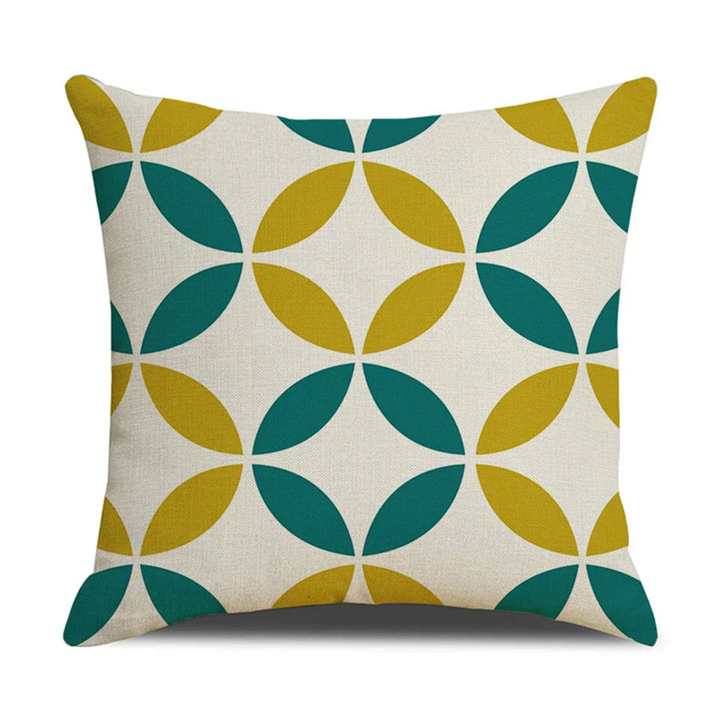 Axyaa Geometric Stripe Cushion Cover - Home & Car Pillow Decor