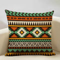 Axyaa Geometric Aztec Boho 45x45cm Linen Pillowcase for Home Sofa Decor