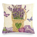 Axyaa Lavender Print Collection Pillowcase for Home Decor and Bedding