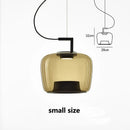 Axyaa Glass Restaurant Pendant Lamp Minimalist Nordic LED Hanging Light