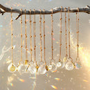 Axyaa Sun Prism Crystal Suncatcher Rainbow Glass Car Window Garden Decoration