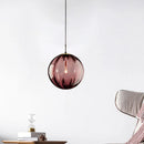 Nordic Glass Pendant Light LED Hanging Lamp for Home, Cafe, Restaurant by Axyaa