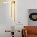 Axyaa Industrial Black Gold Wall Light for Home Decor & Lighting