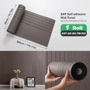 Axyaa 3D Partition Splicing Stickers Self-Adhesive Foam Roll Set for Indoor Use