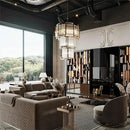 Axyaa Nordic Luxury Crystal Chandelier for Modern Living, Bedroom, Dining Room