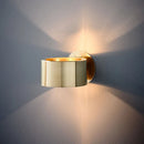Axyaa Black Gold LED Wall Lights - Modern Indoor Lighting for Living Room Bedroom