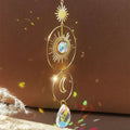 Axyaa Crystal Prism Suncatcher Dreamcatcher for Window Rainbow Home Decor Gift