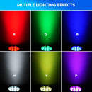 Axyaa 14LEDs RGBW Par Lights for Stage Effect at Party, Concert, Wedding