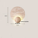 Axyaa Solar Eclipse LED Wall Lamp: Nordic Modern Ambience Bedside Light