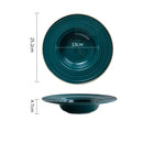 Axyaa Ceramic Straw Hat Salad Plate for Stylish Dining Experience