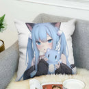 Axyaa Shizuku Anime Pillow Covers 45*45 Cushion Cover for Fall Decor