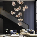 Axyaa Nordic Pendant Chandelier for Dining and Living Room