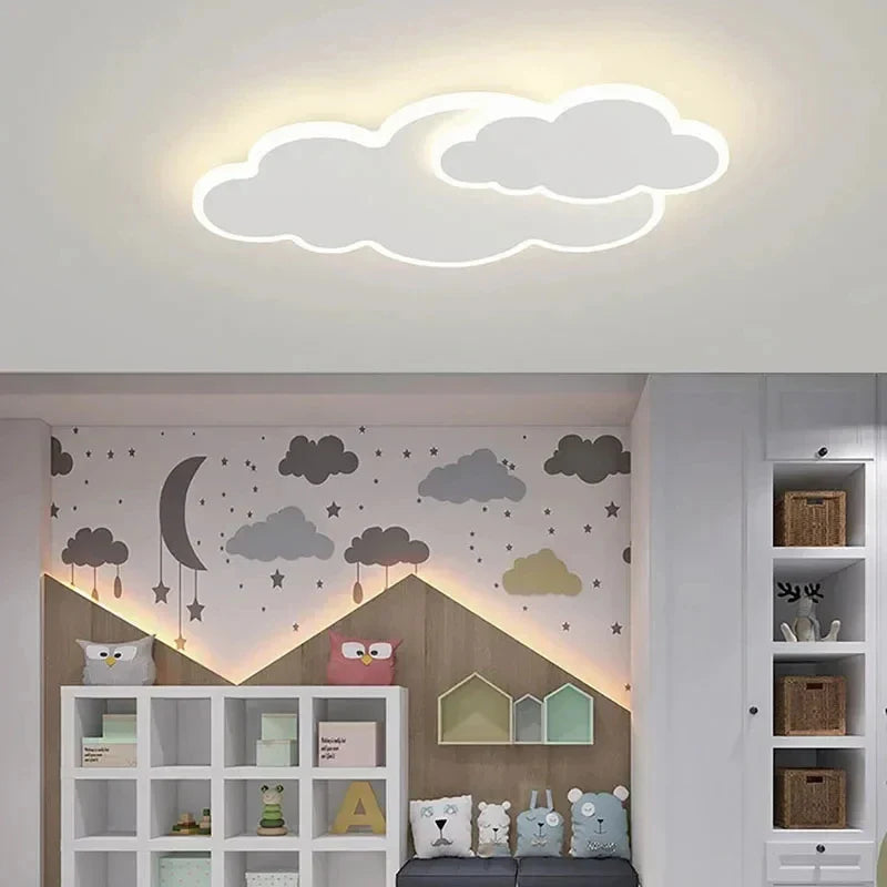 Axyaa Cloud Ceiling Light for Girl's Room - Modern Design, Original Decor Fixture
