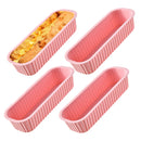Axyaa Mini Silicone Bread Toast Mold Set - Kitchen Bakeware for DIY Baking