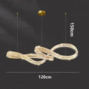 Axyaa Crystal Chandelier Pendant Light for Living and Dining Room