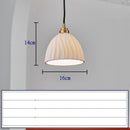 Axyaa Ceramic Nordic LED Pendant Lamp for Home Decor & Indoor Lighting