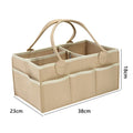 Axyaa Stroller Organizer Mommy Tote: Portable Storage Diaper Bag & Baby Accessories Basket