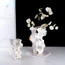 Axyaa Irregular Taihu Stone Vase Rockery Sculpture for Home Decoration