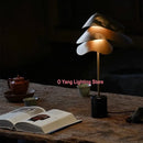 Axyaa Zen Wabi Sabi Bedhead Desk Lamp - Retro Light Luxury, Creative & Simple Design