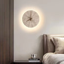 Axyaa Vintage Wabi Sabi LED Wall Lights Living Room Yellow Travertine Stair Bedside Lamps