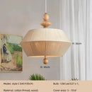 Axyaa Cotton Thread Pendant Lights Modern LED Ceiling Chandelier, Bedroom Hang Lamp