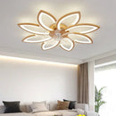 Axyaa Swivel Ceiling Fan Light: Creative Ultra-Thin Home Lighting