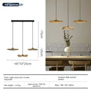 Axyaa Retro Wood Staircase Island Pendant Light