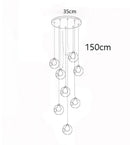 Axyaa Modern LED Chandelier for Indoor Dining Room Lighting