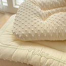 Axyaa Cotton-Bean Velvet Low Pillows for Parent & Child, Various Sizes