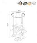 Axyaa Nordic Chandeliers for Dining Room Indoor Lighting Fixture