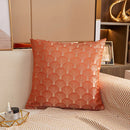 Axyaa Geometric Jacquard Square Cushion Cover 45x45 Polyester Throw Pillowcase
