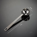 Axyaa Stainless Steel Coffee Food Tea Measuring Spoon Baking Tools 10-15ML Solid Color