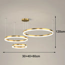 Axyaa Modern LED Pendant Light for Living and Dining Room Chandeliers