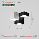 Axyaa Modern Black White Ceiling Lamp Master Bedroom Nordic Design