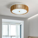 Axyaa Wooden LED Ceiling Lamp Living Room Chandelier E27 Bulb Fixture Lighting