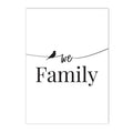 Nordic Love Life Quote Canvas Painting Wall Art for Living Room by Axyaa