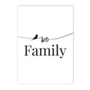 Nordic Love Life Quote Canvas Painting Wall Art for Living Room by Axyaa