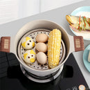 Axyaa Stainless Steel Steaming Rack for Cooking, Steaming Plate for Bread, Dumplings, and Buns